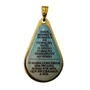 20 unid - Medalha Gota Sagrado Coração de Jesus e Imaculado Coração de Maria Frente e Verso