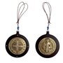 Medalha  São Bento Dourado Madeira - 10 cm