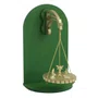 Natal Pendulo Verde Mesa Presépio de Metal