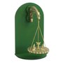 Natal Pendulo Verde Mesa Presépio de Metal