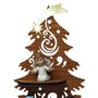 Enfeite Mesa àrvore com Sagrada Família e Anjo Infantil - 23 cm x 15 cm
