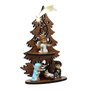 Enfeite Mesa àrvore com Sagrada Família e Anjo Infantil - 23 cm x 15 cm