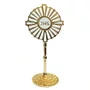 Ostensario de Mesa Dourado - 18 X 9 Cm