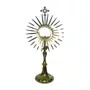 Ostensório Dourado Coroa de Pedras