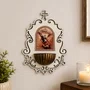 Pia Água Benta São Miguel em MDF 6mm Branco - 19 cm