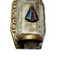 Pia Metal Nossa Senhora Aparecida Ouro Velho - 15 Cm