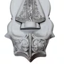 Porta Água Benta de Nossa Senhora Aparecida em Mármore - 39 cm x 20