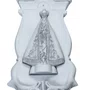 Porta Água Benta de Nossa Senhora Aparecida em Mármore - 39 cm x 20