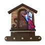 Porta Chaves Jesus Bate na Porta 3D MDF Resinado - 20 cm