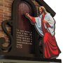 Porta Chaves Jesus Bate na Porta 3D MDF Resinado - 20cm
