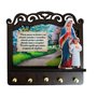 Porta Chaves Maria Passa na Frente 3D Madeira Resinada 18cm