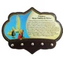 Porta Chaves Nossa Senhora de Fátima em MDF Resinado - 16 cm