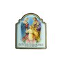Porta Chaves Sagrada Família Modelo Provençal em MDF Resinado 21 cm