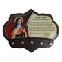 Porta Chaves Santa Teresinha do Menino Jesus em MDF Resinado - 16 cm
