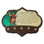 Porta Chaves Santo Expedito em MDF Resinado - 16 ,5 cm x 21 cm