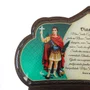 Porta Chaves Santo Expedito em MDF Resinado - 16 ,5 cm x 21 cm