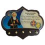 Porta Chaves São Bento MDF Resinado 16 cm