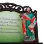 Porta Chaves São Judas Tadeu 3D Madeira Resinada - 18cm