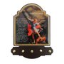 Porta Chaves São Miguel Arcanjo Modelo Provençal em MDF Resinado 21 cm