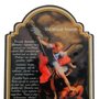Porta Chaves São Miguel Arcanjo Modelo Provençal em MDF Resinado 21 cm