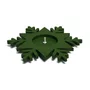 Porta Incenso Estrela MDF 2 cm x 12 cm Verde