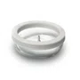 Porta Incenso Vidro Mármore 3 cm x 9 cm Branco