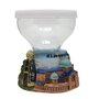 Porta Vela Base de Resina Nacional de Nossa Senhora Aparecida Vidro - 11 cm
