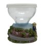 Porta Vela Base de Resina Nacional de Nossa Senhora Aparecida Vidro - 11 cm