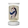 Porta Vela em Vidro e Mármore Nossa Senhora da Imaculada Conceição - 18cm