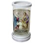 Porta Vela em Vidro e Mármore Sagrada Família 18cm