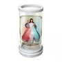 Porta Vela Vidro e Mármore Jesus Misericordioso 