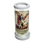 Porta Vela Vidro e Marmore Para Velas Palito e Vela Votiva F