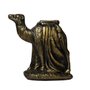 Presépio 14 Peças de Mármore com Pintura em Bronze Medidas Diversas