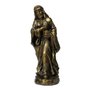 Presépio 14 Peças de Mármore com Pintura em Bronze Medidas Diversas
