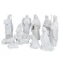 Presépio de 11 Peças em Mármore Natural - 43 Cm
