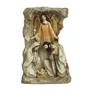 Presépio de Resina Importada Sagrada Família com Anjo em Pé - 23 cm