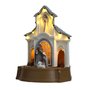 Presépio de Resina Importada Sagrada Família Giratório com Música e Luz - 25 cm