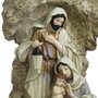 Presépio de Resina Importada Sagrada Família José em Pé Areia - 23 cm