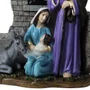 Presépio de Resina Nacional Sagrada Família com Animal Cenário - 49 cm x 49 cm x 20 cm