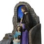 Presépio de Resina Nacional Sagrada Família com Animal Cenário - 49 cm x 49 cm x 20 cm