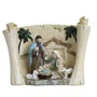 Presépio de Resina Sagrada Família Pergaminho - 14 cm