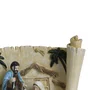 Presépio de Resina Sagrada Família Pergaminho - 14 cm