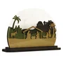 Presépio Decorativo em MDF com Acrílico 14 x 19 x 6 cm