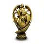 Presépio em Mármore com Pintura em Bronze Estilizado 30cm