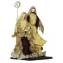 Presépio Importado de Resina Tecido Marrom Dourado - 40 cm Presépio Importado de Resina Tecido Marrom Dourado - 40 cm