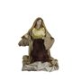 Presépio Importado Tecido Marrom e Dourado 11 Peças - 40 cm