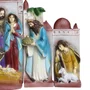 Presépio de Resina Nacional 5 Peças Montagem - 13 cm
