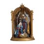Presépio Sagrada Família Espelhada de Resina Importada - 33 cm