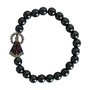 Pulseira Hematita Nossa Senhora Aparecida Marrom - 8 mm 