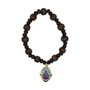 Pulseira Madeira Medalha Nossa Senhora Aparecida Pulseira Madeira Medalha Nossa Senhora Aparecida